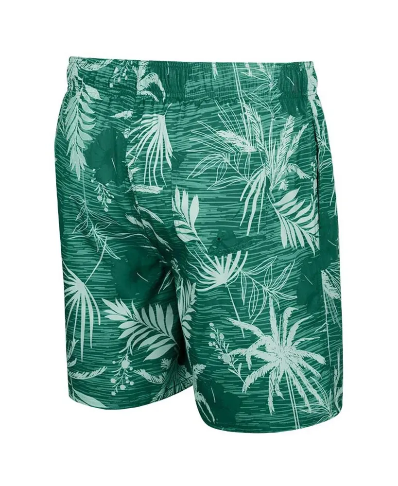 Men's Colosseum Green Michigan State Spartans What Else is New Swim Shorts