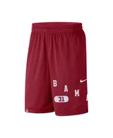 Men's Nike Crimson Alabama Tide Wordmark Performance Shorts