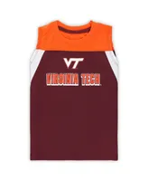 Toddler Boys and Girls Colosseum Maroon Virginia Tech Hokies Ozone Tank Top and Shorts Set