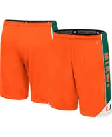 Men's Colosseum Orange Miami Hurricanes Haller Shorts