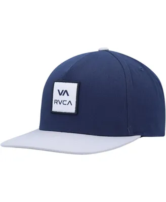 Men's Rvca Navy Square Snapback Hat