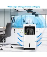 Costway Evaporative Portable Air Cooler Fan & Humidifier w/ Remote Control 7.5 Timer