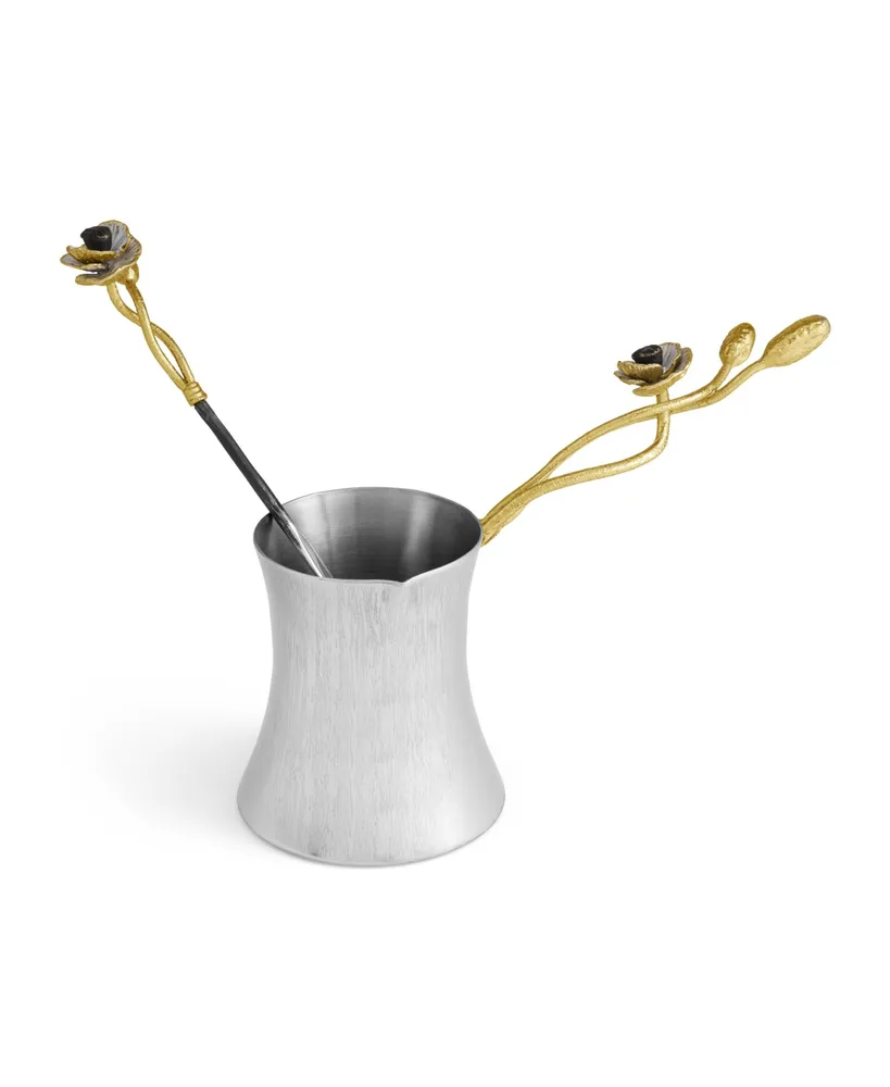 Michael Aram Anemone Coffee Pot with Spoon