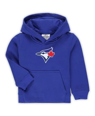 Toddler Boys and Girls Royal Toronto Blue Jays Team Primary Logo Fleece Pullover Hoodie
