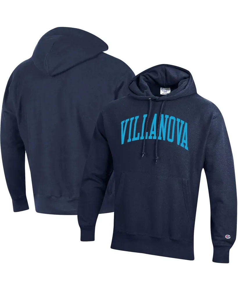 Men's Champion Navy Villanova Wildcats Team Arch Reverse Weave Pullover Hoodie