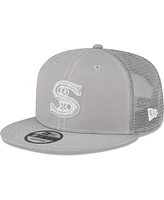 Men's New Era Gray Chicago White Sox 2023 On-Field Batting Practice 9FIFTY Snapback Hat