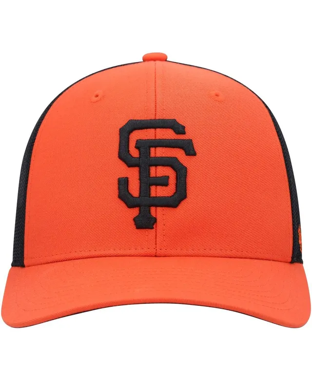 Lids NY Giants '47 Sidenote Trucker Snapback Hat - Black/Orange