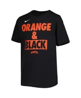 Big Boys and Girls Black San Francisco Giants Team Engineered T-shirt