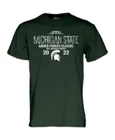 Men's Blue 84 Green Michigan State Spartans 2022 Armed Forces Classic T-shirt