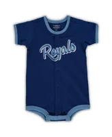 Infant Boys and Girls Royal Kansas City Royals Power Hitter Romper