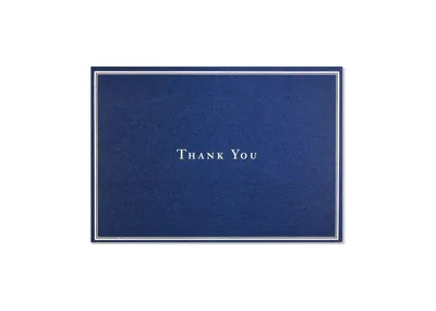 Navy Blue Thank You Notes (Stationery, Note Cards, Boxed Cards) by Peter Pauper Press