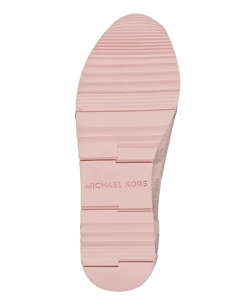 Michael Kors Toddler Girls Allie Sock Logo Slip On Sneakers