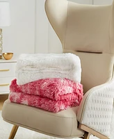 Juicy Couture Shaggy Faux Fur Plush Throw, 50" x 70"