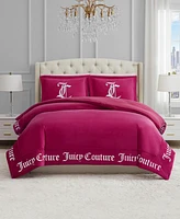 Juicy Couture Reversible Velvet Comforter Set, King