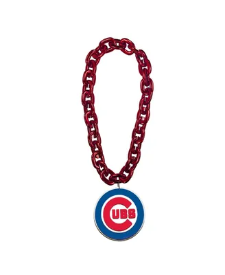 Men's and Women's Red Chicago Cubs Team Logo Fan Chain