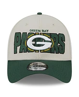 Men's New Era Stone, Green Bay Packers 2023 Nfl Draft 39THIRTY Flex Hat