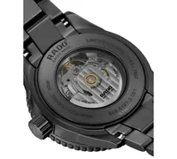 Rado Men's Swiss Automatic Captain Cook Black High-Tech Ceramic Bracelet Watch 43mm - Limited Edition