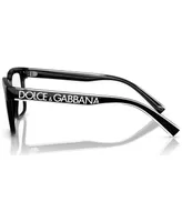 Dolce&Gabbana Men's Square Eyeglasses, DG5101 52