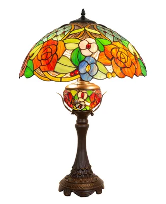 Dale Tiffany Ragusa Table Lamp with Night Light