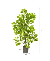 Nearly Natural 3' Ficus Artificial Tree in Planter