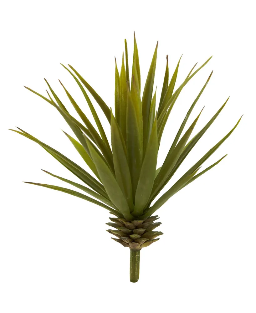 Nearly Natural Mini Spiky Agave Succulent Plant, Set of 12