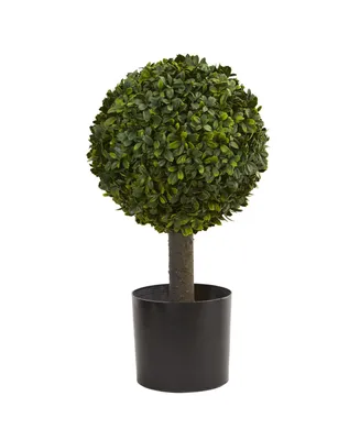 Nearly Natural 21" Boxwood Ball Topiary Artificial Tree