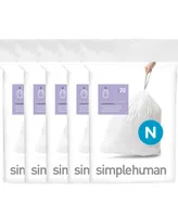 simplehuman Code N Custom Fit Liners, Pack of 100