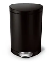 simplehuman 6 Liter Semiround Step Trash Can