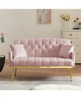 Simplie Fun Pink 2 Seater Sofa