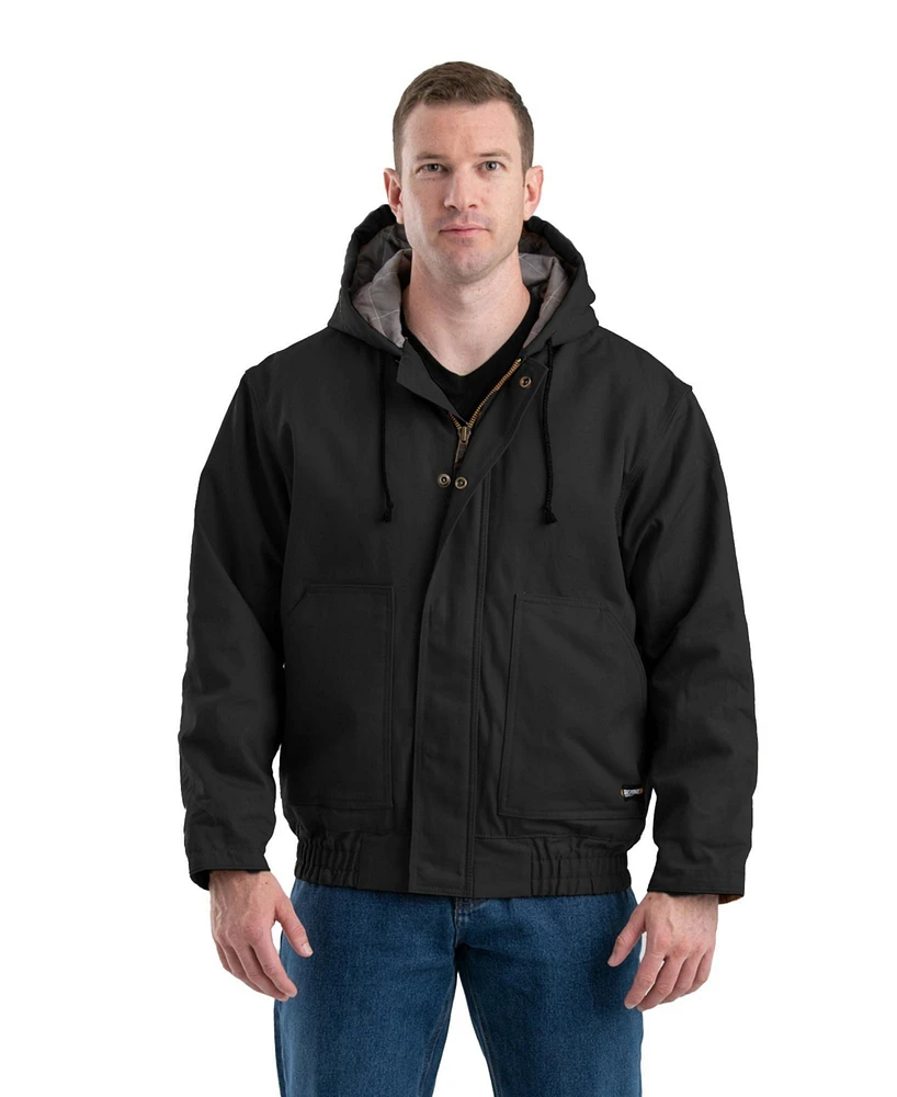 Berne Men's Flame Resistant Duck Hooded Jacket