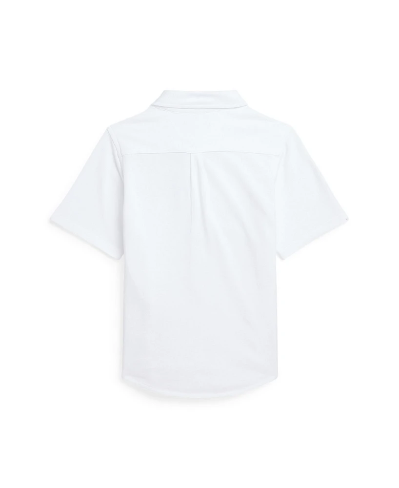 Polo Ralph Lauren Toddler & Little Boys Knit Oxford Short-Sleeve Shirt