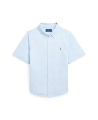 Polo Ralph Lauren Toddler & Little Boys Knit Oxford Short-Sleeve Shirt