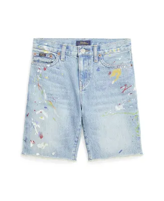 Polo Ralph Lauren Big Boys Sullivan Slim Paint Splatter Shorts