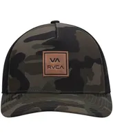 Men's Rvca Camo Va All The Way Trucker Snapback Hat