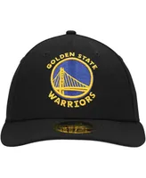 Men's New Era Black Golden State Warriors Team Low Profile 59FIFTY Fitted Hat