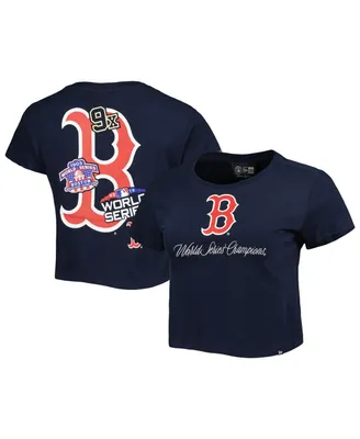 Women's New Era Blue Boston Red Sox Historic Champs T-shirt