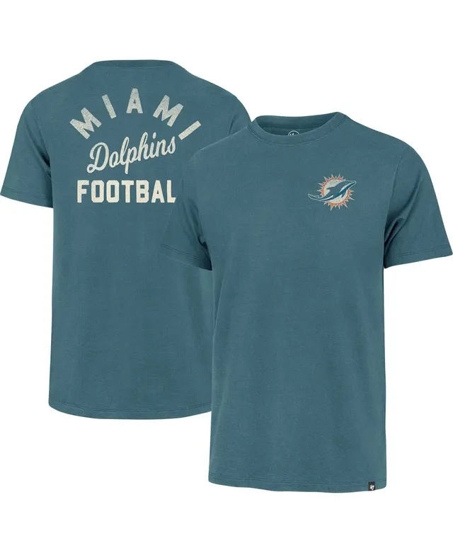 Nike Aqua Miami Dolphins Horizontal Lockup Legend Performance T-Shirt