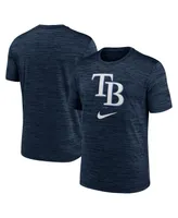 Men's Nike Navy Tampa Bay Rays Logo Velocity Performance T-shirt