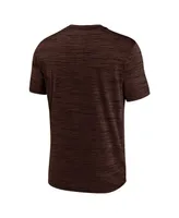 Men's Nike Brown San Diego Padres Wordmark Velocity Performance T-shirt