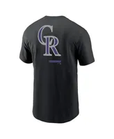 Men's Nike Black Colorado Rockies Over the Shoulder T-shirt