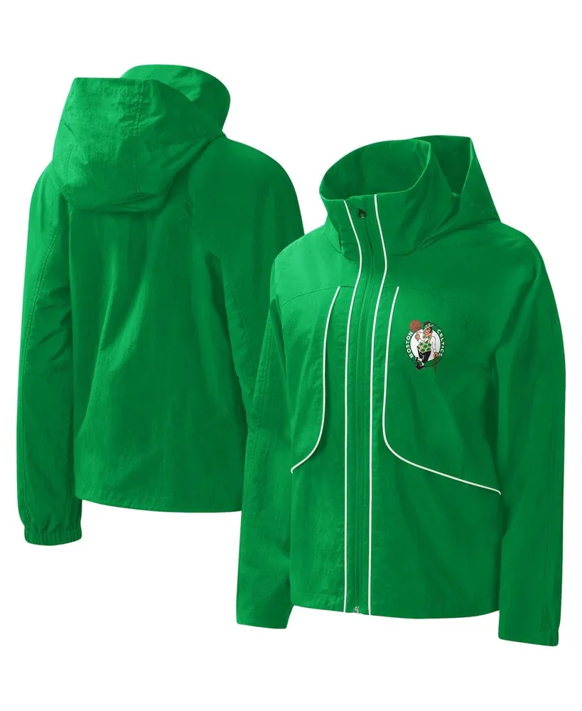 Women's G-III 4Her by Carl Banks White Boston Celtics City Pullover Hoodie