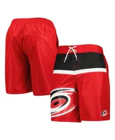 Men's Starter Red Carolina Hurricanes Sea Wind Swim Trunks