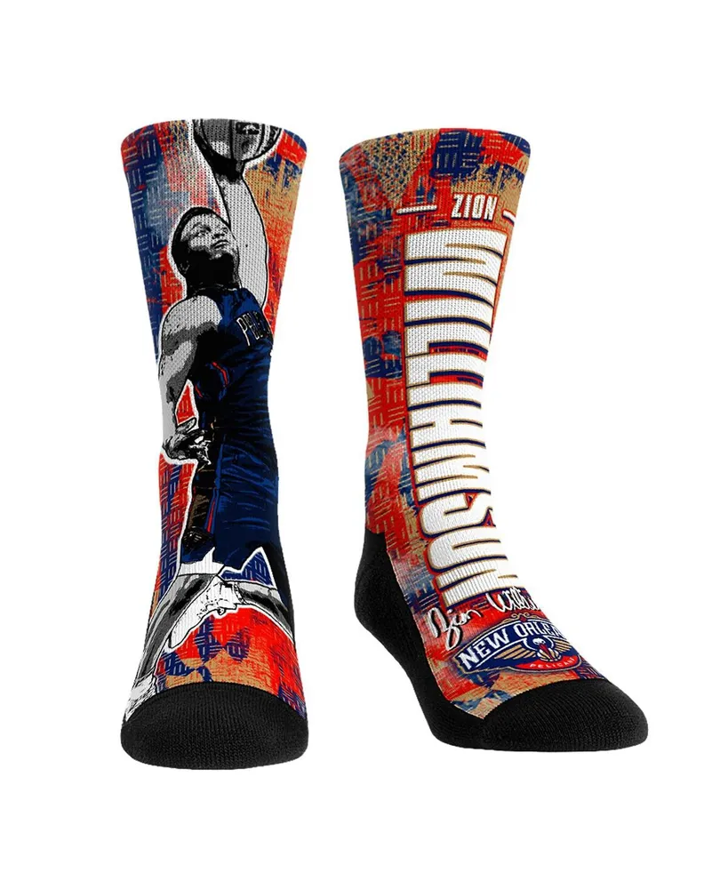 Men's and Women's Rock 'Em Socks Zion Williamson New Orleans Pelicans Big Player Crew Socks