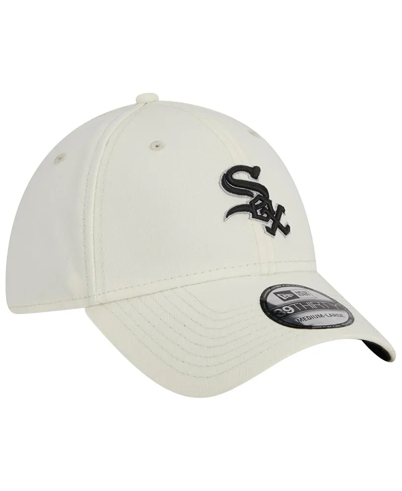 Men's New Era White Chicago White Sox Chrome Team Classic 39THIRTY Flex Hat