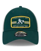 Men's New Era Green Oakland Athletics Property Trucker 9TWENTY Snapback Hat