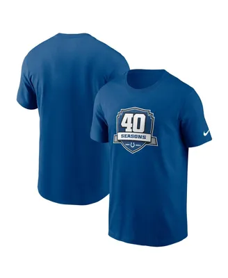 Men's Nike Royal Indianapolis Colts 40th Anniversary Essential T-shirt