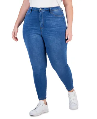 Dollhouse Trendy Plus High Rise Curvy-Fit Jeans