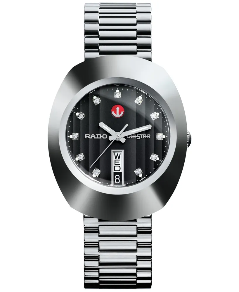 Rado Men's DiaStar Original Silver Stainless Steel Bracelet Watch
