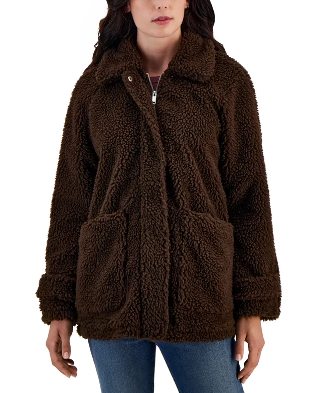 Cozy Fleece Full-Zip Mock Neck Jacket