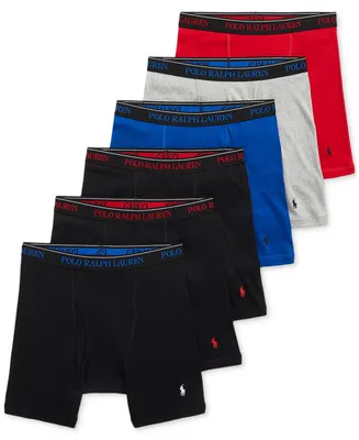 Polo Ralph Lauren Men's 5+1 Free Bonus Pack Classic-Fit Boxer Briefs